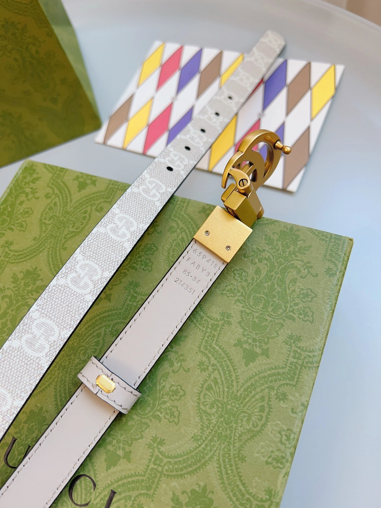 Barbara-- 6u33i 659418-FABY3-9764 Calfskin 2.0cm item:D-S333F0556